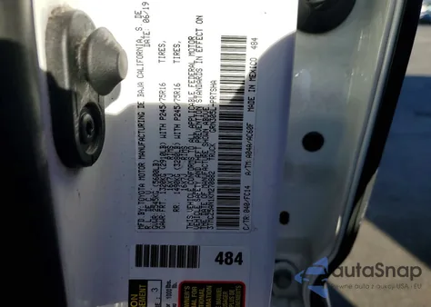 2019 Toyota Tacoma Double Cab z USA, uszkodzony, nr VIN 3TMCZ5AN1KM270882